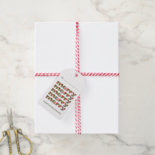 Étiquettes-cadeau Joyeux Noël Joyeux Rouge Vert Personnalisé
