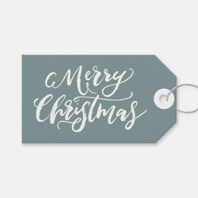 Étiquettes-cadeau Joyeux Noël Lettres-Cadeaux (Devant (Horizontal))