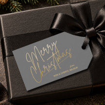 Joyeux Noël Luxe Gris Or
