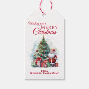 Étiquettes-cadeau Joyeux Noël Père Noël