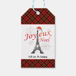 Étiquettes-cadeau Joyeux Noel personnalisé