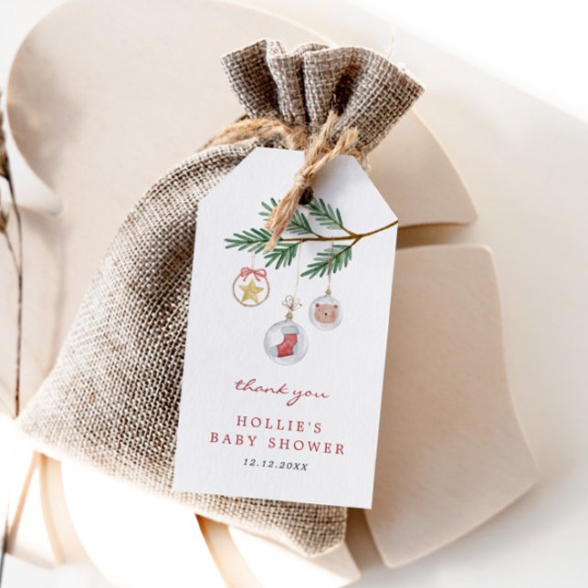 Étiquettes-cadeau Joyeux petit Baby shower (Créateur téléchargé)