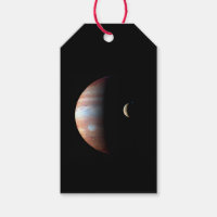Jupiter planète géante gazeuse & Io lune galiléenn