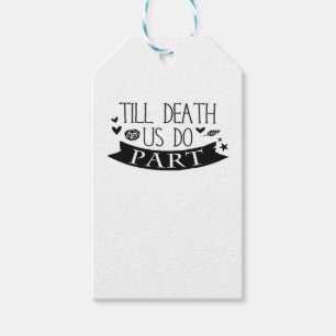 Étiquettes-cadeau Jusqu'à la mort Faites-nous partie Mariage Vows Cl