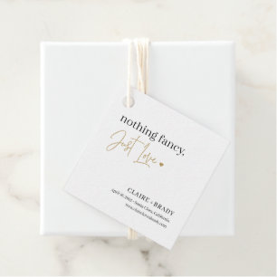 Étiquettes Cadeau Just Love EDITABLE COULOR Enregistrer Les Balises 