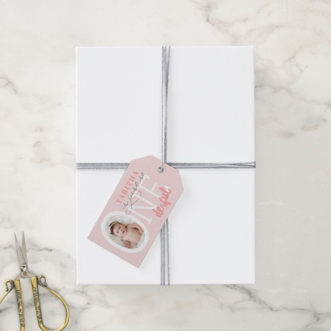 Étiquettes-cadeau Juste pour ONEderful (Avec de la ficelle)