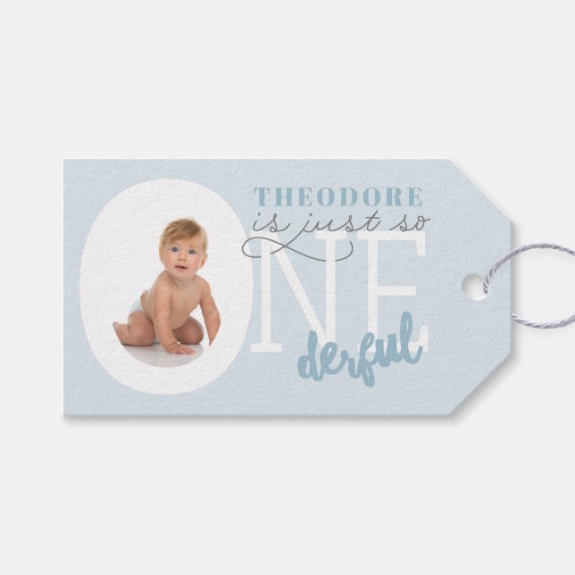 Étiquettes-cadeau Juste pour ONEderful (Devant (Horizontal))
