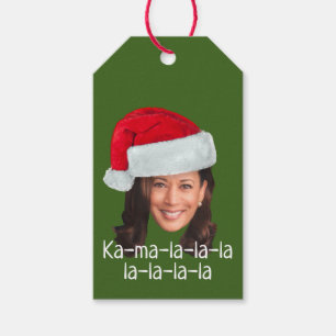 Étiquettes-cadeau Kamala Santa Hat - Biden Harris 2020 drôle de vac