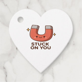 Étiquettes Cadeau Kawaii Magnet Stuck On You Cute Playful Style 