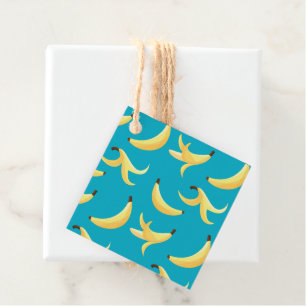 Étiquettes Cadeau Kit de fête personnalisé Funny Banana moderne et m