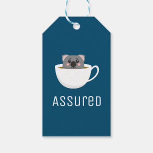 Étiquettes-cadeau Koala Tea assuré