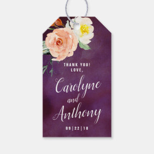 Étiquettes-cadeau La Collection Mariage Romance In Bloom
