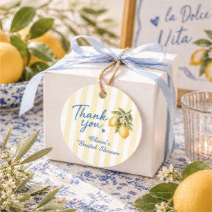 Étiquettes Cadeau La Dolce Vita Merci