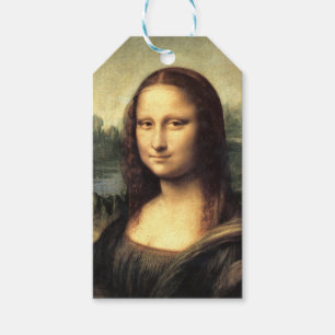 Étiquettes-cadeau La Mona Lisa Leonardo da Vinci