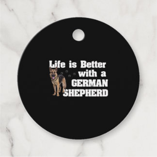 Étiquettes Cadeau La Vie Bergère Allemande Est Meilleure Avec Un She