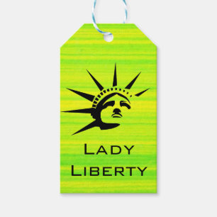 Étiquettes-cadeau Lady Liberty