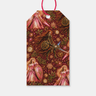 Étiquettes-cadeau Lady Rosaline & la Princesse du Clocher de Noël