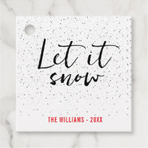 Laisse-le neiger + Nom de famille + Une photo