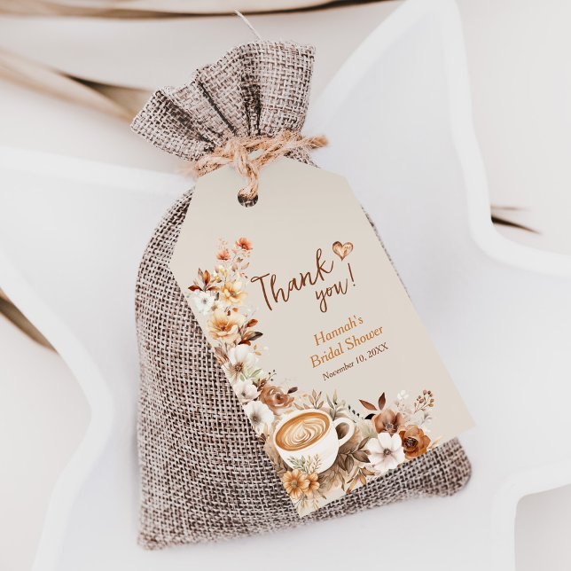 Étiquettes-cadeau L'amour brasse la Fête des mariées Merci Favor (Créateur téléchargé)