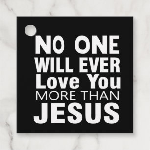 Étiquettes Cadeau L'Amour de Jésus