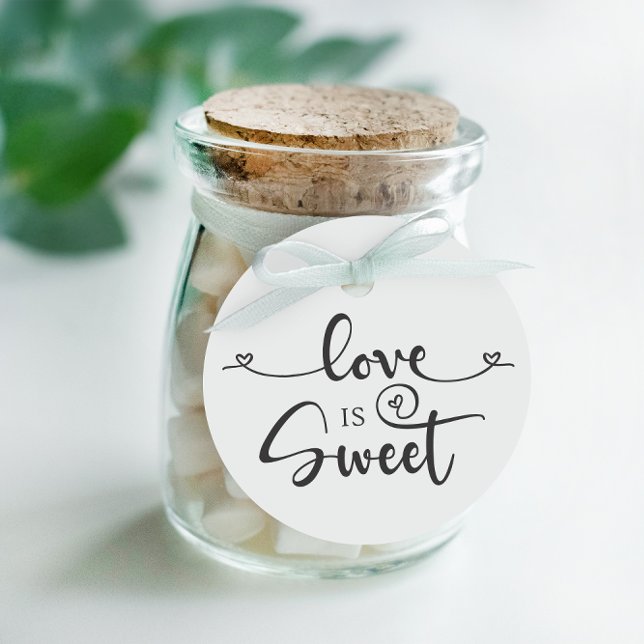 Étiquettes Cadeau L'amour est Mariage (Créateur téléchargé)