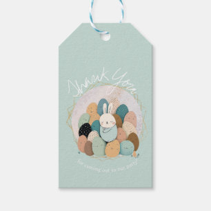 Étiquettes-cadeau Lapin Aquarelle Easter Remerciement Baby Shower Bo
