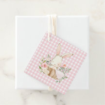 Lapin Lapin Pink Pastel Houndstooth Lapin
