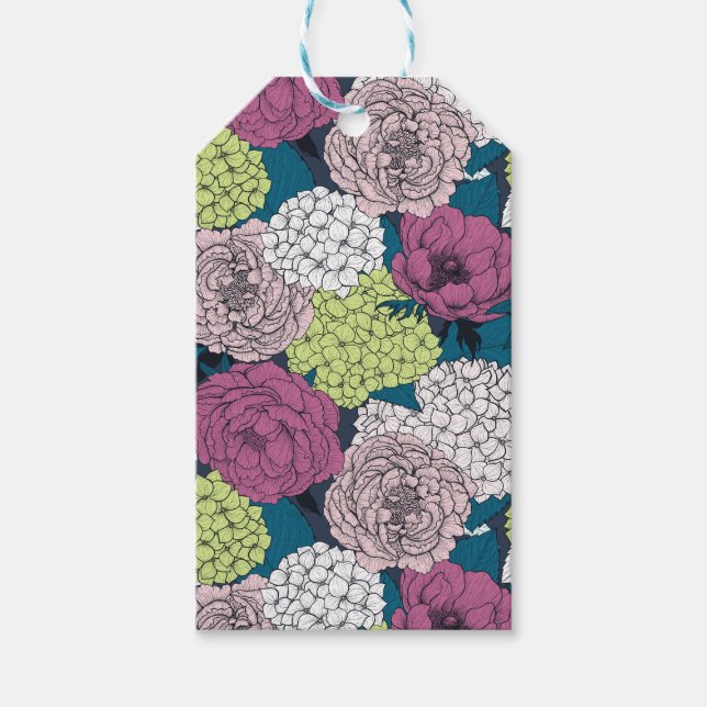 Étiquettes-cadeau Latspring garden (Devant)