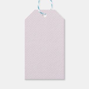 ÉTIQUETTES-CADEAU LAVENDER & POIS BLANCS