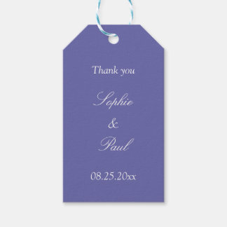 Étiquettes-cadeau Lavender Wedding Favor Merci Tags cadeaux