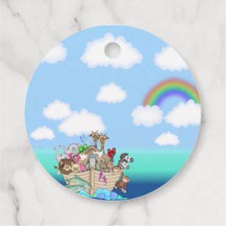 Étiquettes Cadeau Le Baby shower d'arche de Noah Favor