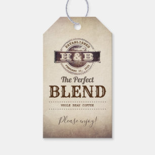Étiquettes-cadeau Le Café Mariage Mixte Parfait