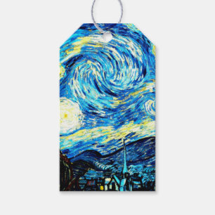 Étiquettes-cadeau Le célèbre tableau de Van Gogh, Starry Night