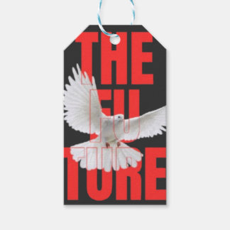 Étiquettes-cadeau Le futur – Citation de typographie motivante |