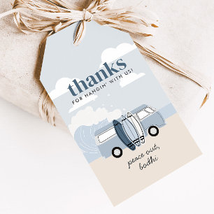 Étiquettes-cadeau Le grand Surf de plage Boys Boys Anniversaire Favo