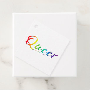 Étiquettes Cadeau Le mot unique expressif et étrange de SlipperyJoe 