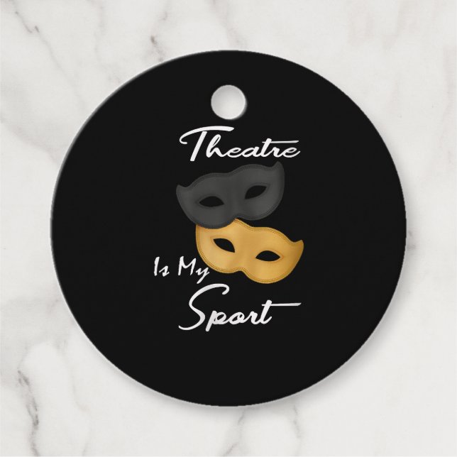 Étiquettes Cadeau Le Théâtre Est Mon Sport | Cadeau de théâtre Lover (Devant)