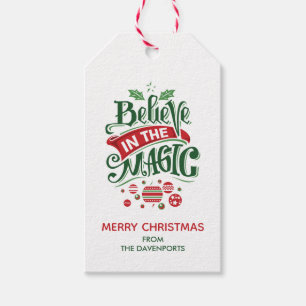 Étiquettes-cadeau Le Typographe du Magic Christmas