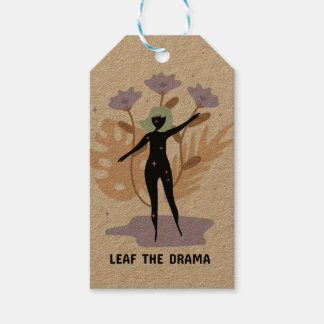 Étiquettes-cadeau Leaf the Drama