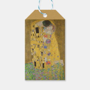 Étiquettes-cadeau Les amoureux embrasser Embrace par Gustav Klimt