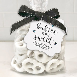 Étiquettes Cadeau Les bébés sont un Baby shower minimaliste sucré
