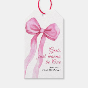 Étiquettes-cadeau Les filles veulent juste être une fête d'anniversa