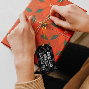 Étiquettes-cadeau Les Restes Sont Pour Les Lâcheurs Jour De Thanksgi