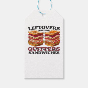 Étiquettes-cadeau Les Restes Sont Pour Les Sandwichs Essentiels