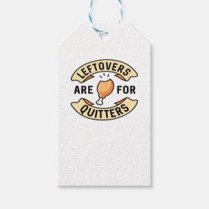 Étiquettes-cadeau Les Restes Sont Pour Quitters Essential Cool Minim