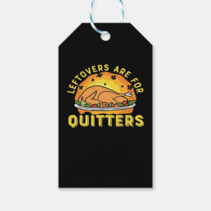 Étiquettes-cadeau Les Restes Sont Pour Quitters Thanksgiving Day Din
