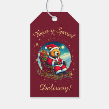 Les souhaits festifs de père Noël Bear