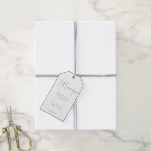 Étiquettes-cadeau Let Love Grow Wedding Favor Cadeaux Tags