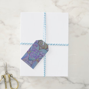 Étiquettes-cadeau Let Love, Let God Angel Blessings Custom Gift Tags