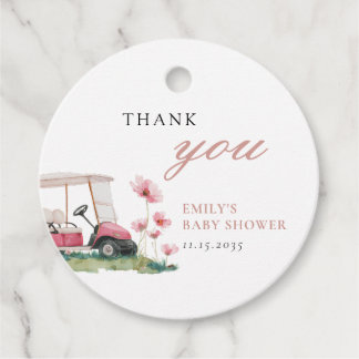 Étiquettes Cadeau Let's Par-tee Golf Baby Shower